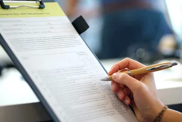 Filling in the initial questionnaire